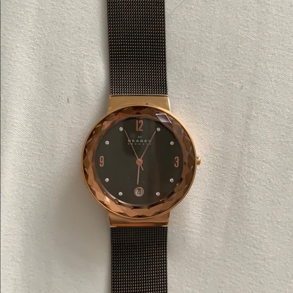 Rose Gold Skagen Watch